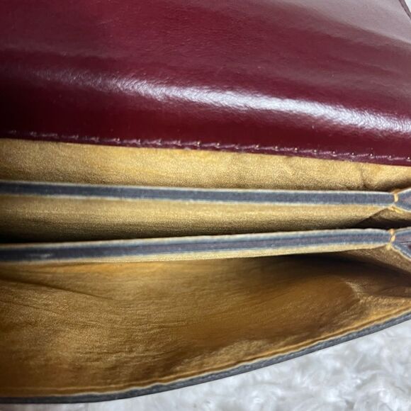 Raffaella Vintage leather Burgundy small crossbody bag - Picture 6 of 6